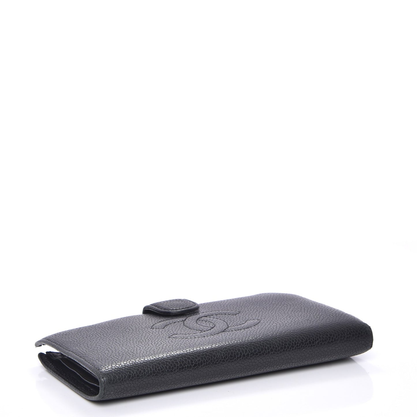 Caviar Timeless CC French Wallet Black