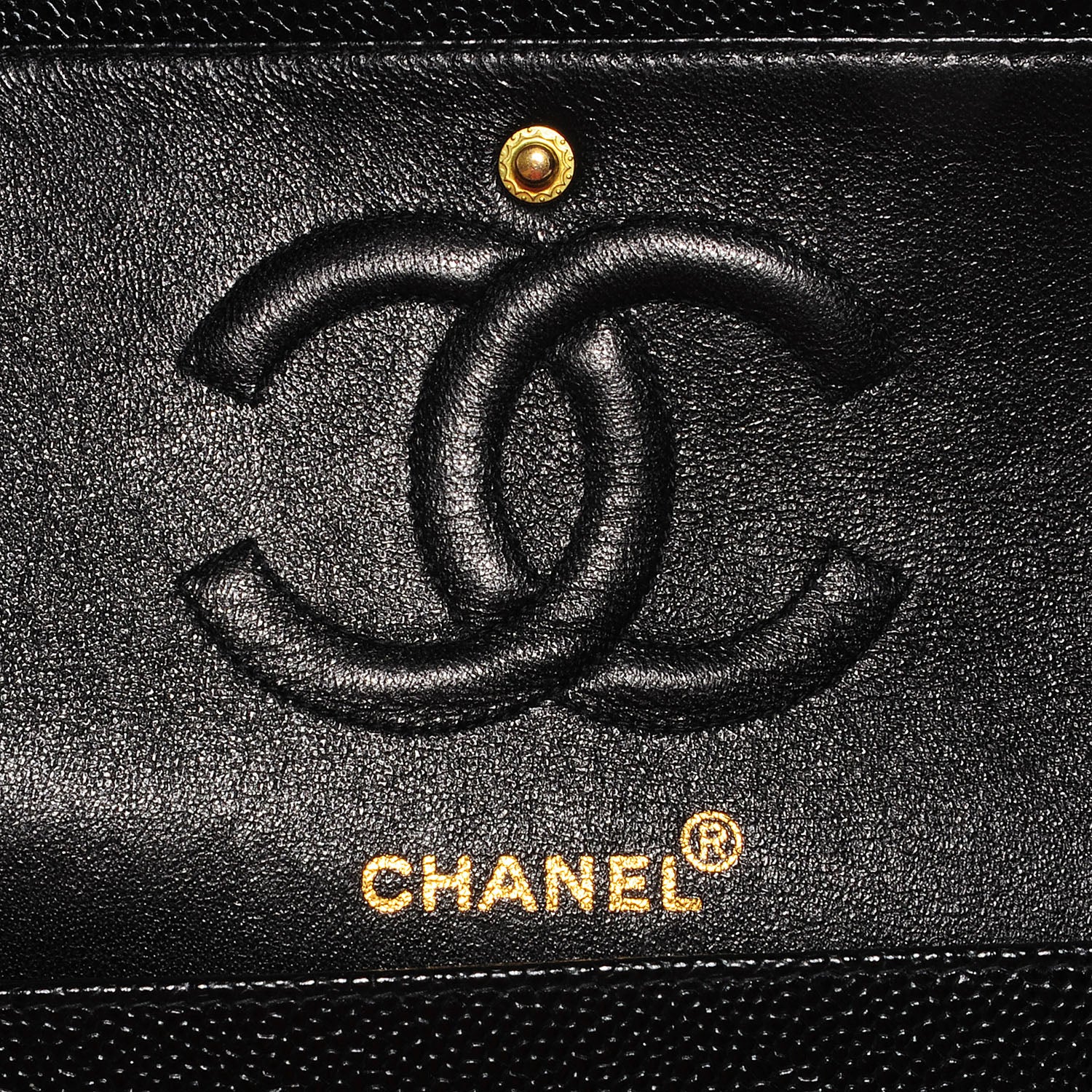 Chanel Caviar Quilted Medium Double Flap Black 9 of 9