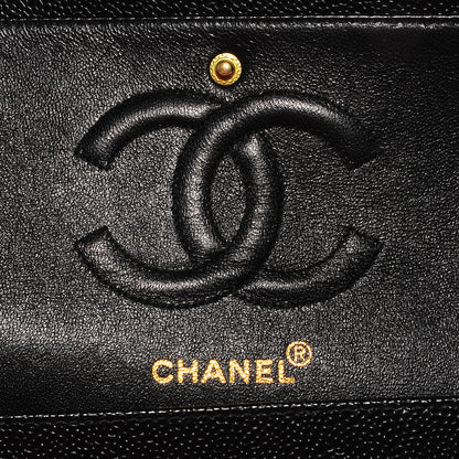 Chanel Caviar Quilted Medium Double Flap Black 9 of 9