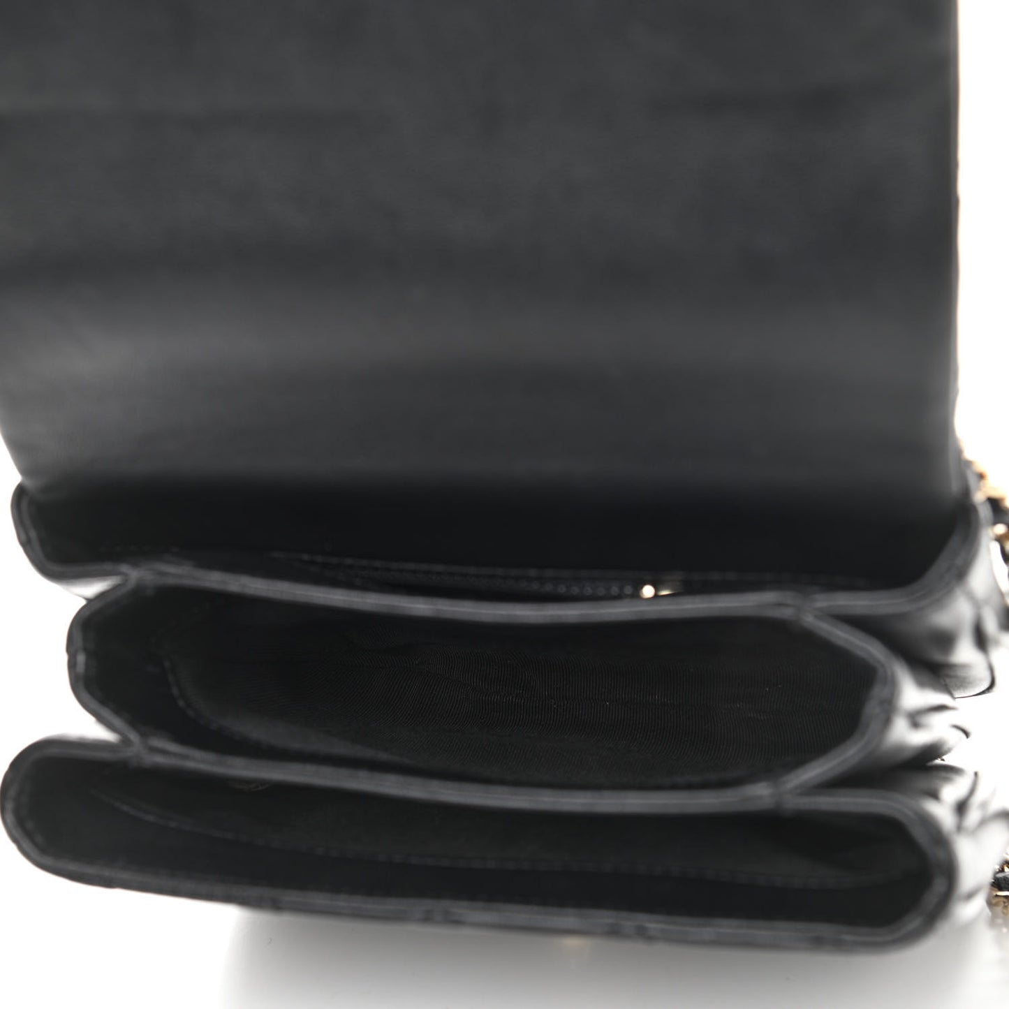 Lambskin Quilted Mini Citizen Chic Flap Black