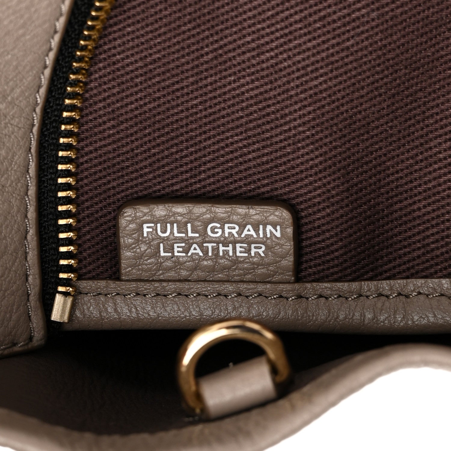 Marc Jacobs Grained Calfskin Small The Tote Bag Taupe 7 of 11