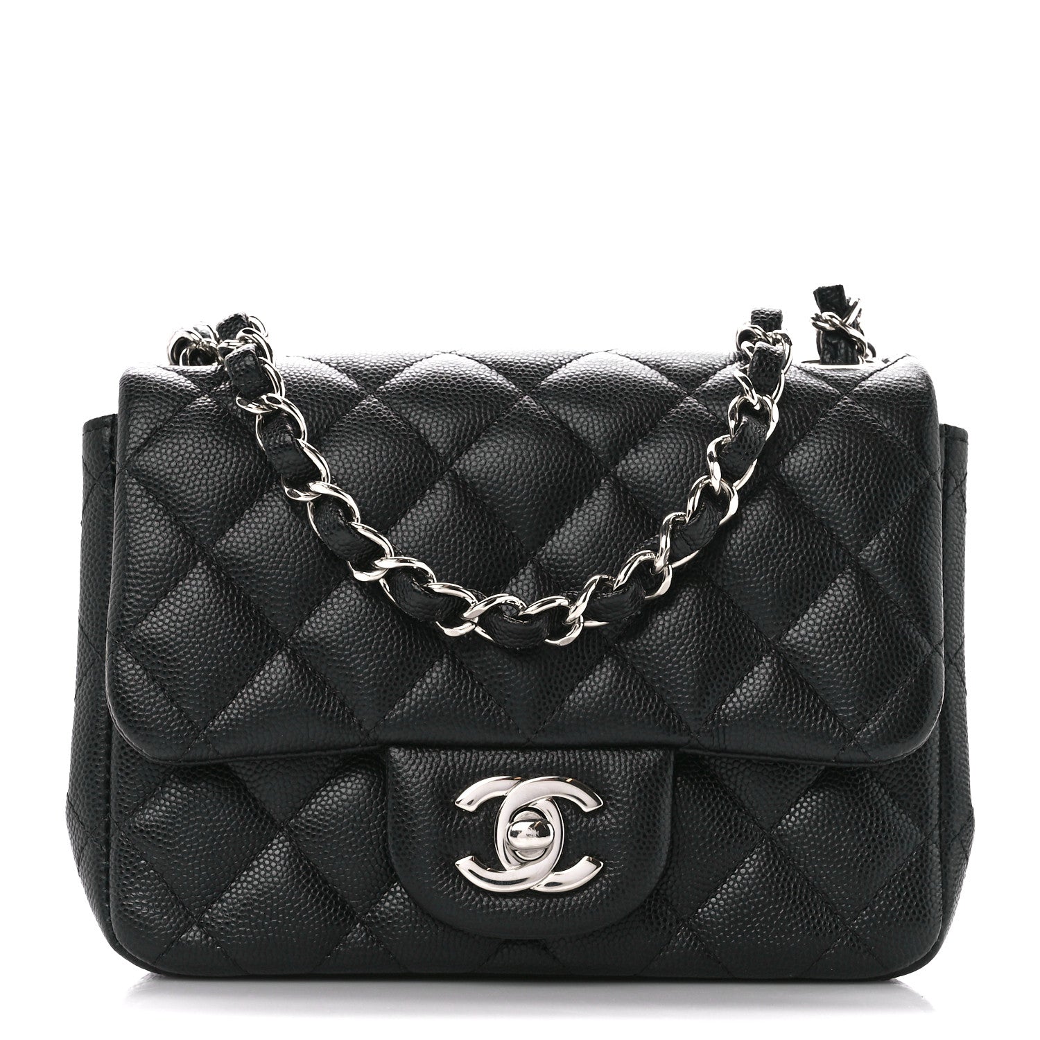 Chanel Caviar Quilted Mini Square Flap Black 1 of 10