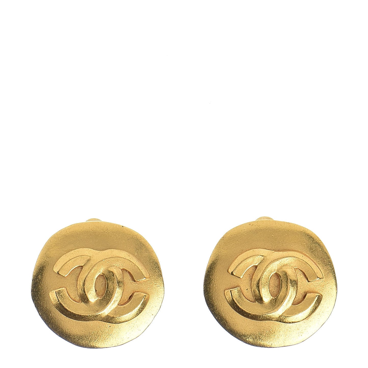 CC Clip On Earrings Gold