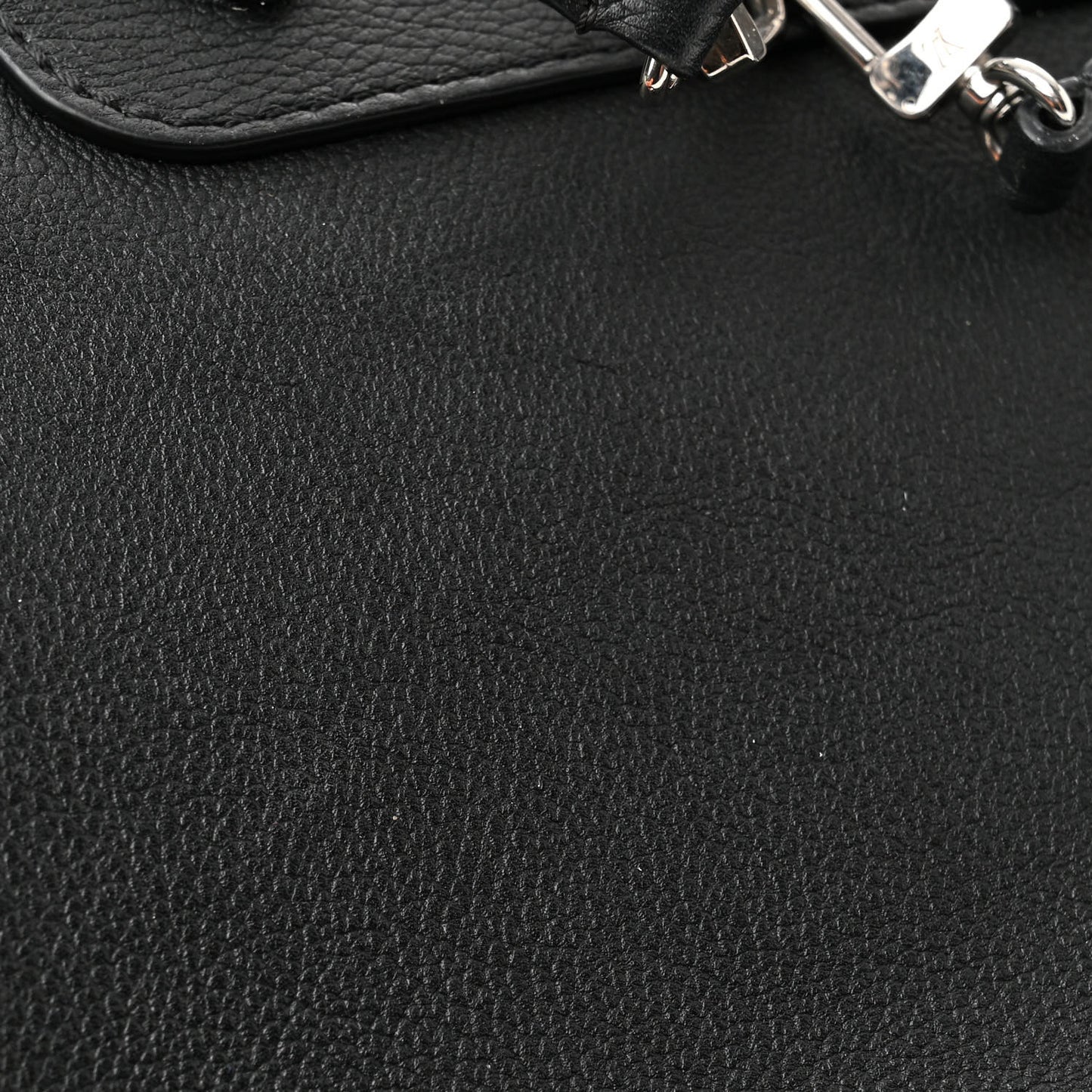Calfskin Lockme Backpack Black