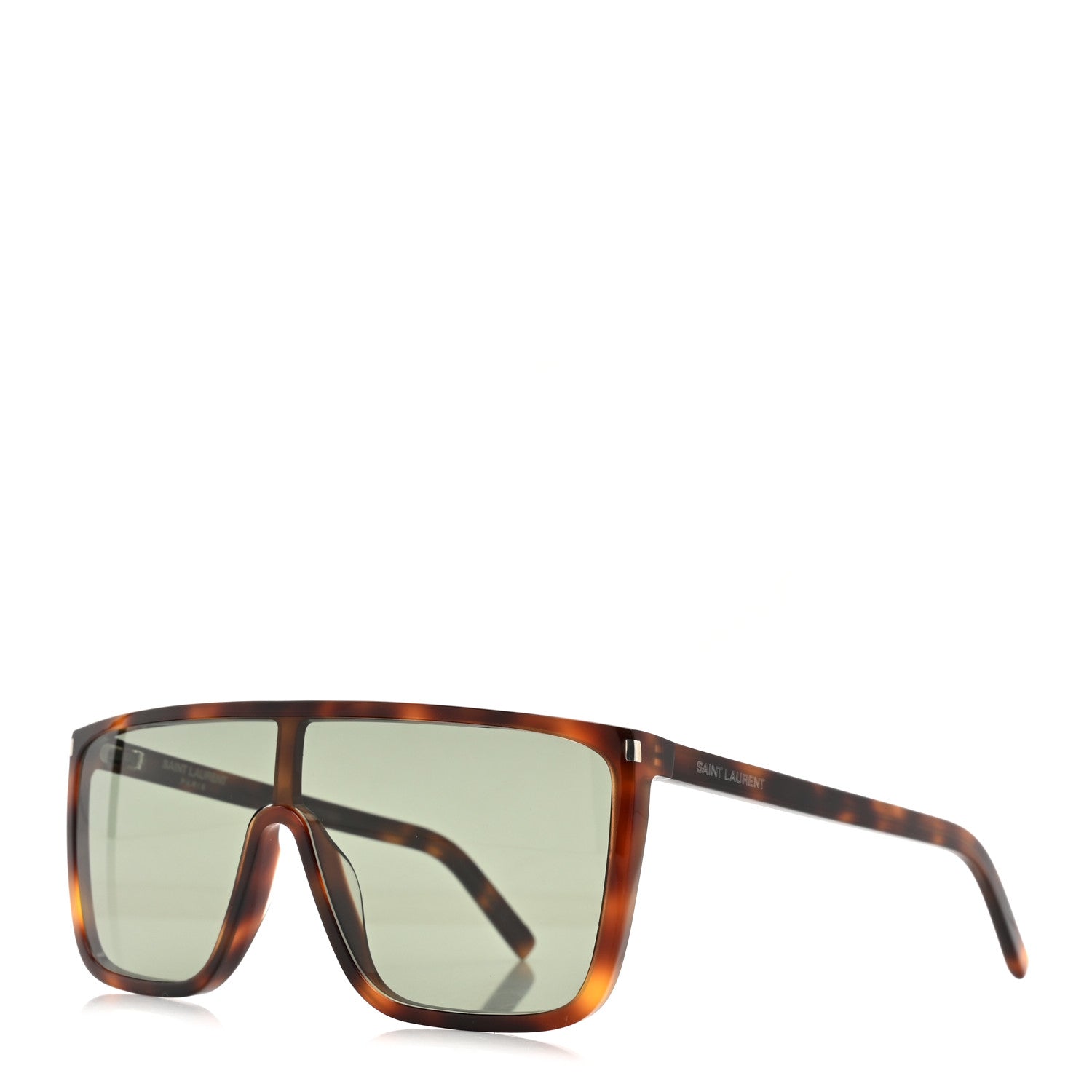 Saint Laurent Metal SL 364 Mask Sunglasses Tortoise 1 of 8