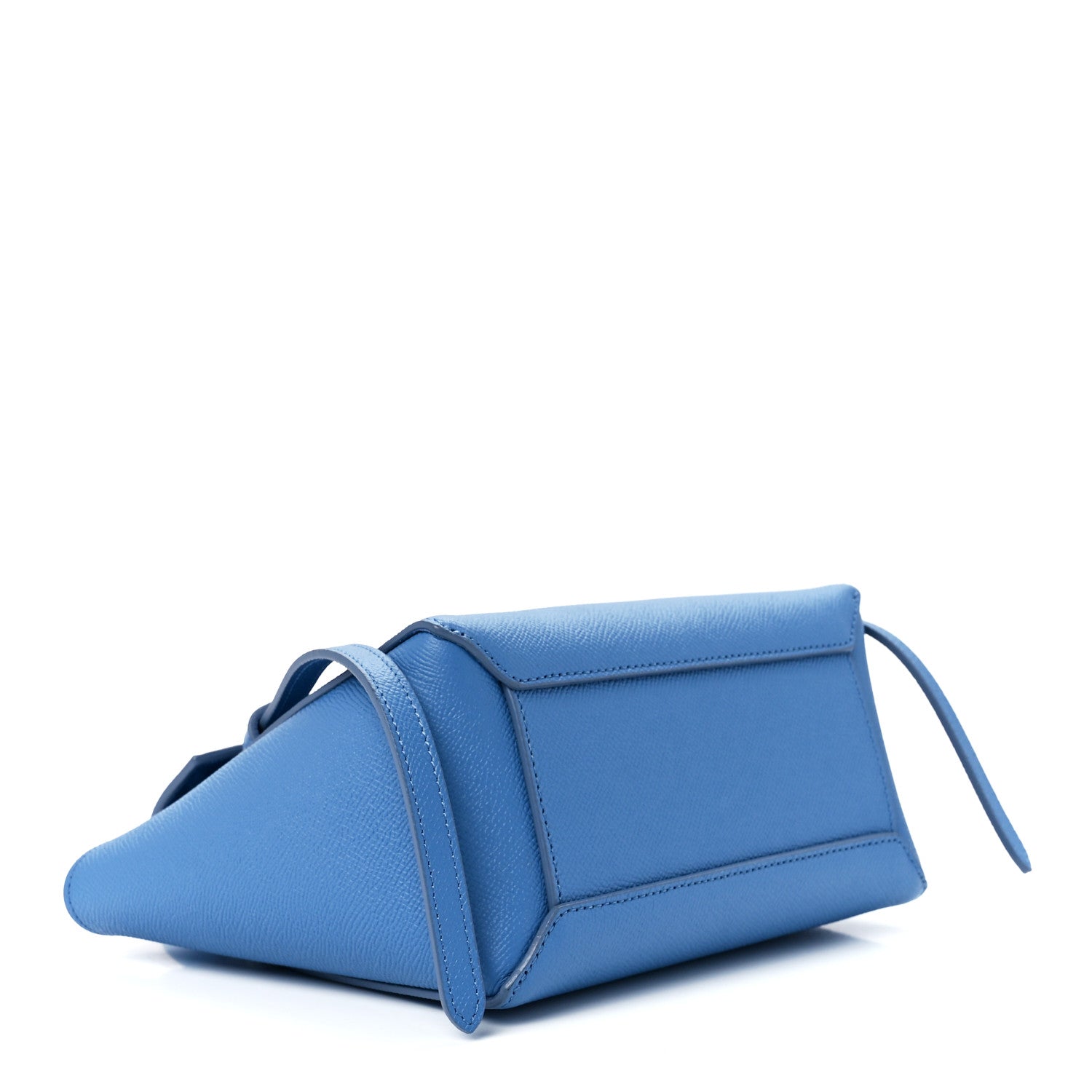Celine Grained Calfskin Nano Belt Bag Blue 4 of 11