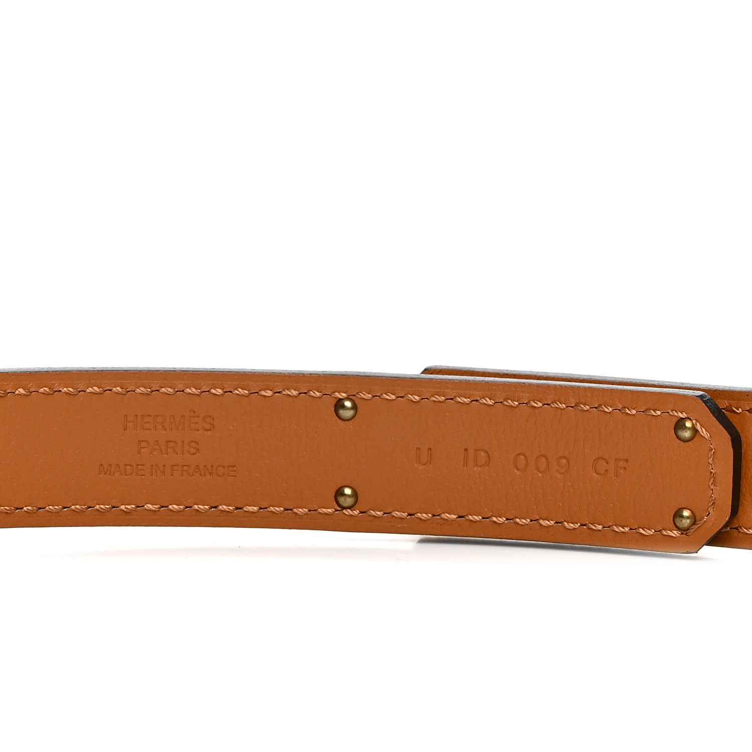 Hermes Epsom Kelly Belt Gold 3 of 4