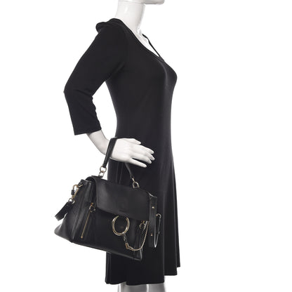 Chloe Calfskin Small Faye Day Shoulder Bag Black 2 of 8
