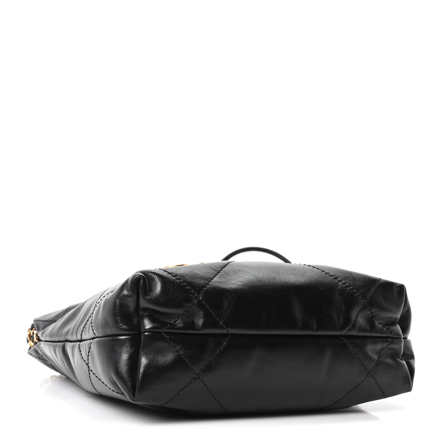Chanel Shiny Calfskin Quilted Mini Chanel 22 Black 4 of 11