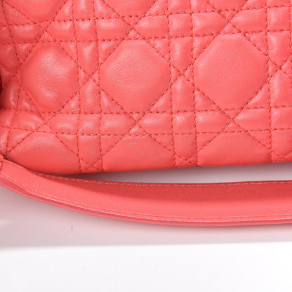 Christian Dior Lambskin Cannage Medium New Lock Flap Corail 12 of 12