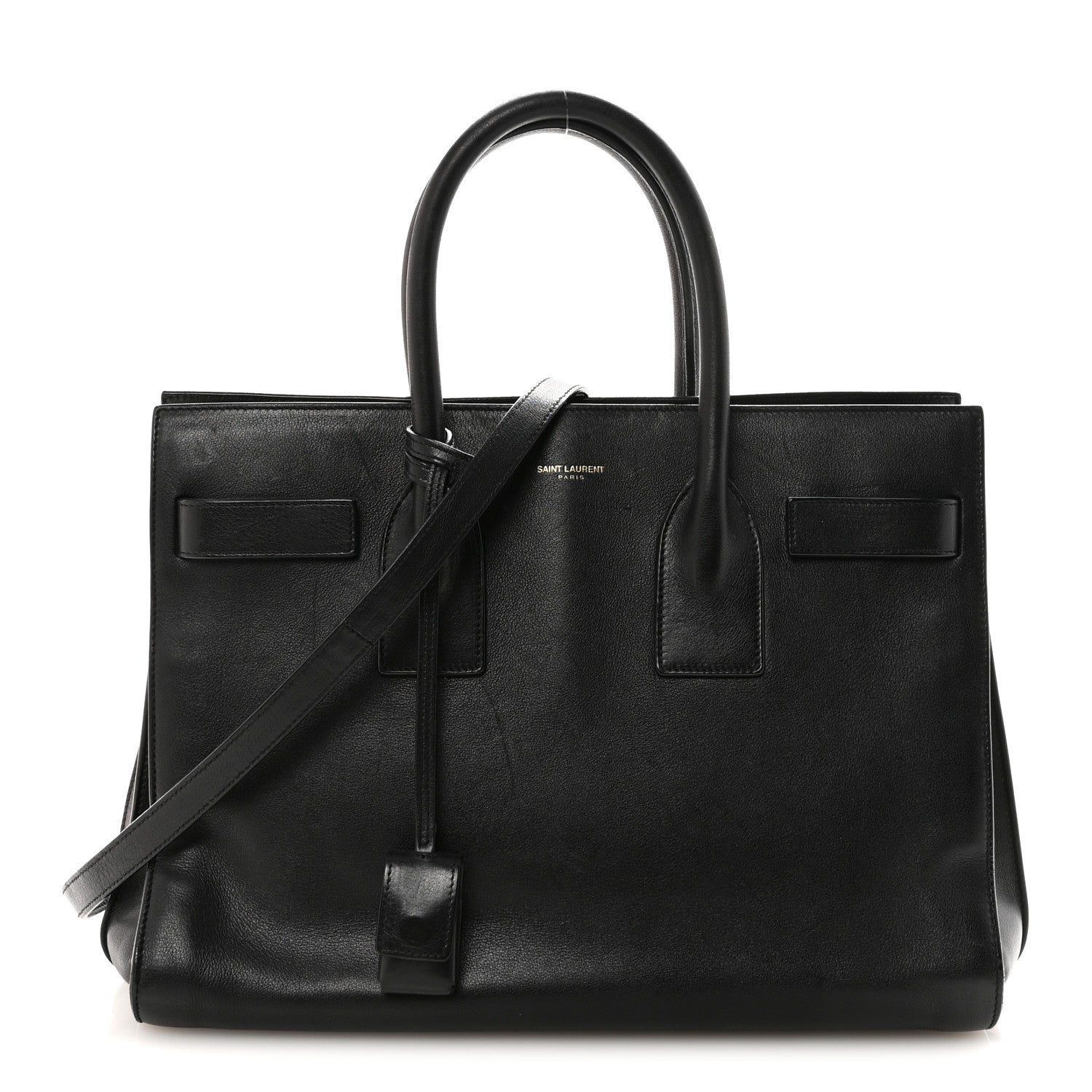 Saint Laurent Calfskin Small Sac De Jour Black 1 of 9