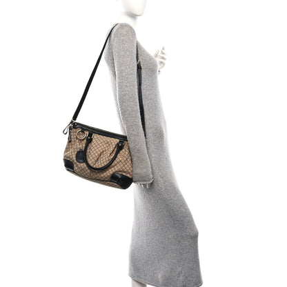 Gucci Diamante Medium Sukey Top Handle Bag Beige Black 2 of 10