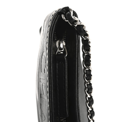 Chanel Lambskin Lax Pochette Black 11 of 12
