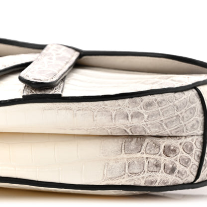 Christian Dior Niloticus Crocodile Himalaya Mini Saddle Bag Latte 10 of 10