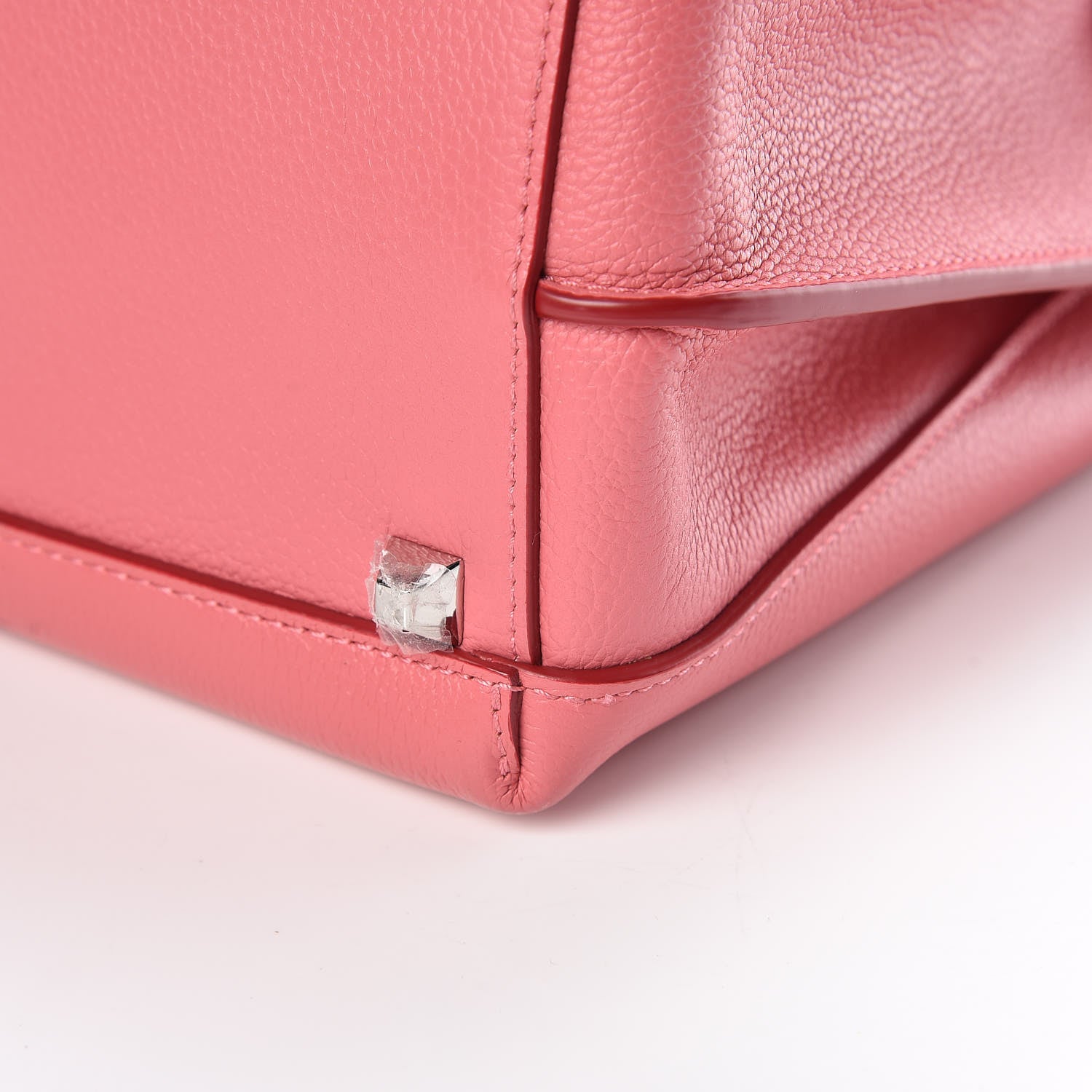 MCM Grained Calfskin Medium Milla Tote Pink 12 of 12