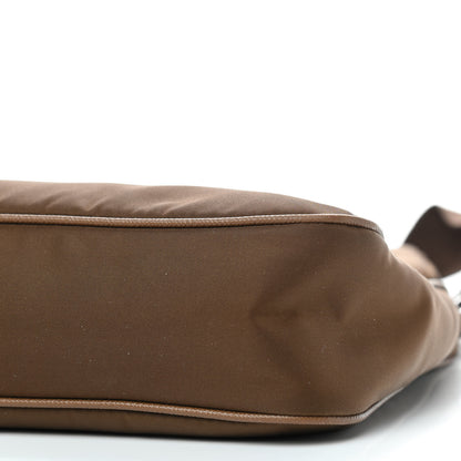 Prada Tessuto Nylon Saffiano Re-Edition 2005 Shoulder Bag Cacao 7 of 11