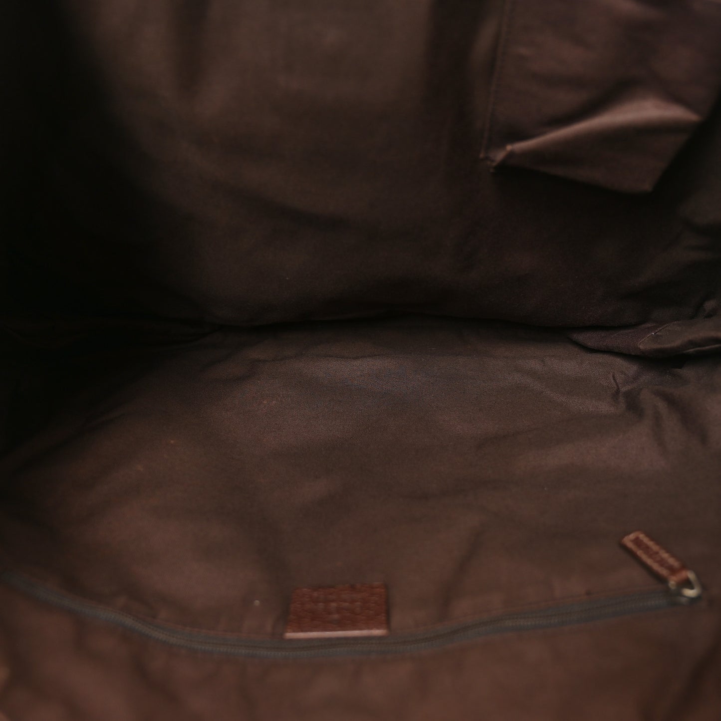 Monogram Large Abbey Tote Dark Brown