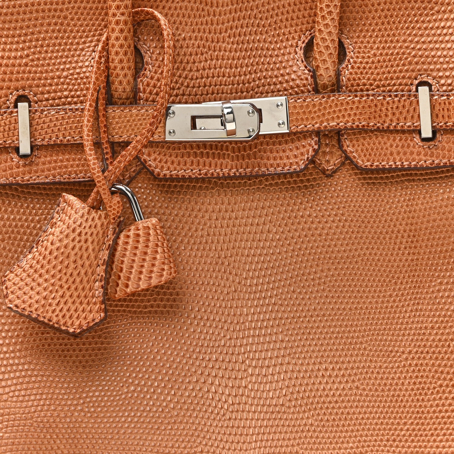 Hermes Lizard Birkin 25 Naturel 8 of 10