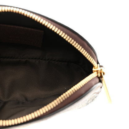 Gucci GG Supreme Monogram Web Ophidia Dome Key Pouch Beige New Acero 5 of 8