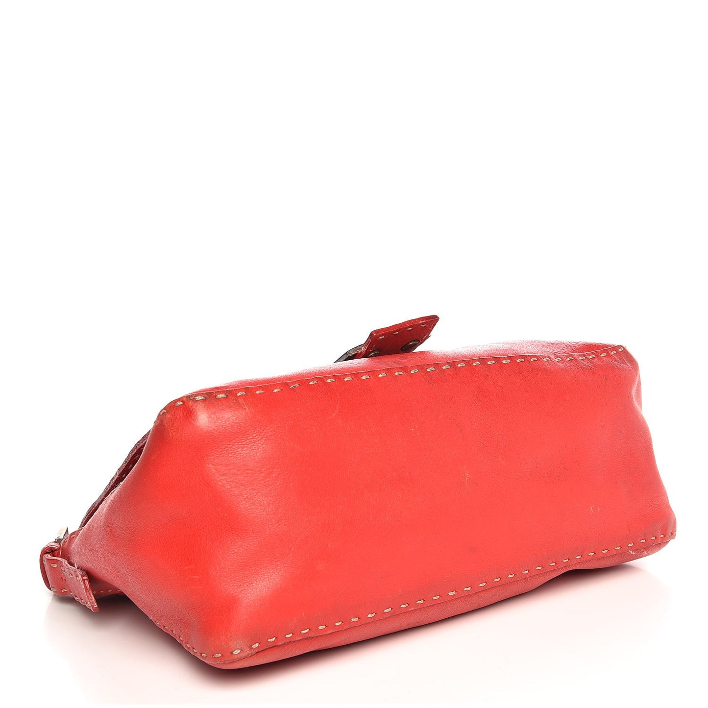 Calfskin Romano Selleria Forever Mama Baguette Red
