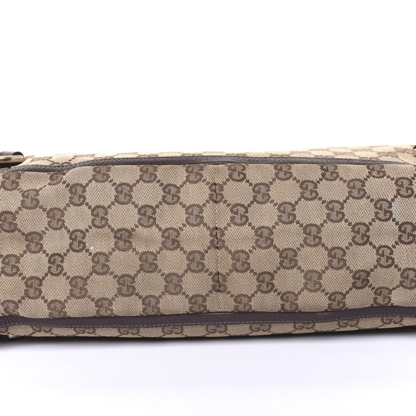 Monogram Large Abbey Tote Dark Brown