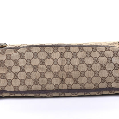 Gucci Monogram Large Abbey Tote Dark Brown 20 of 21