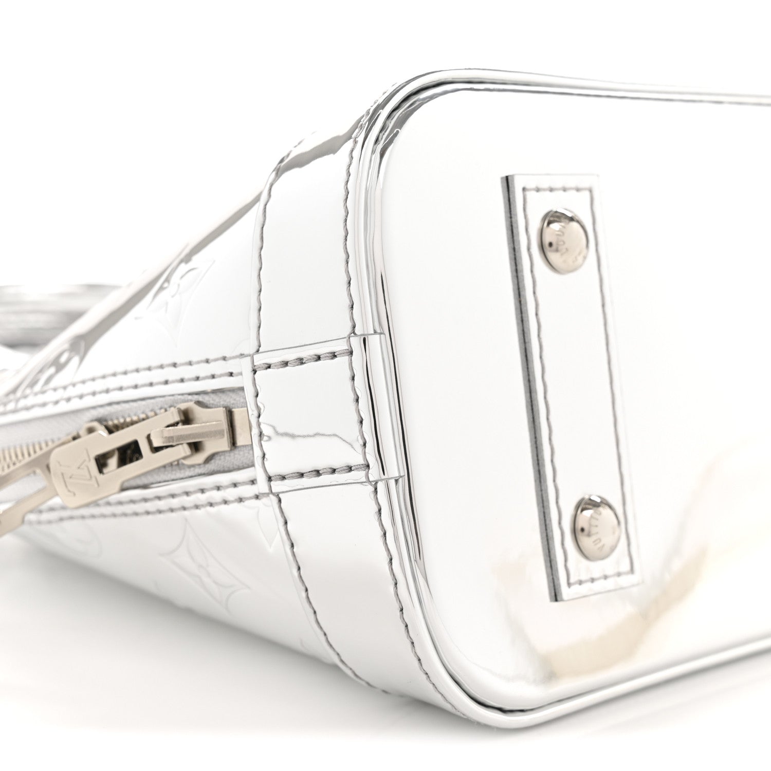 Louis Vuitton Monogram Miroir Alma BB Silver 8 of 10
