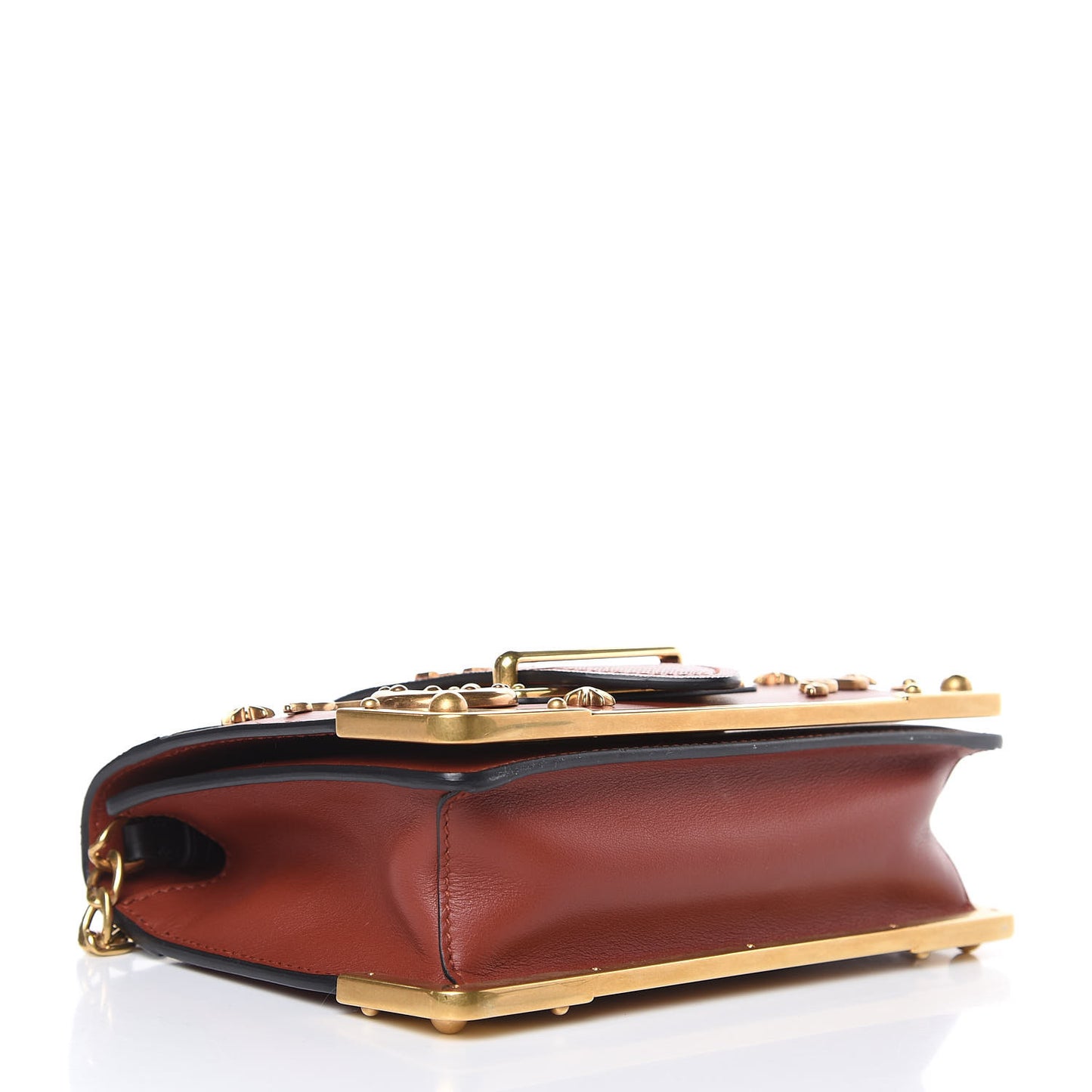 City Calf Saffiano Cahier Astrology Bag Cotto Black