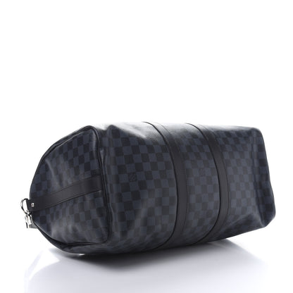 Louis Vuitton Damier Cobalt Keepall Bandouliere 45 3 of 12