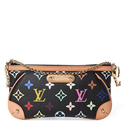 Louis Vuitton Monogram Multicolor Pochette Milla MM Black 1 of 10
