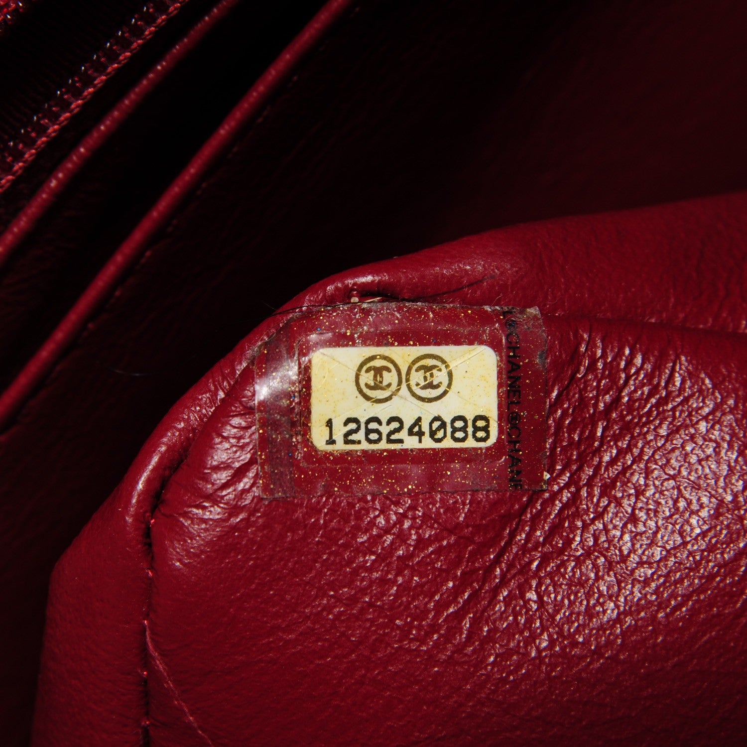 Chanel Caviar Quilted Jumbo Single Flap Red 7 of 8