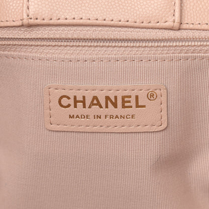 Chanel Caviar Quilted Large Classic Shopping Tote Light Beige 6 of 10