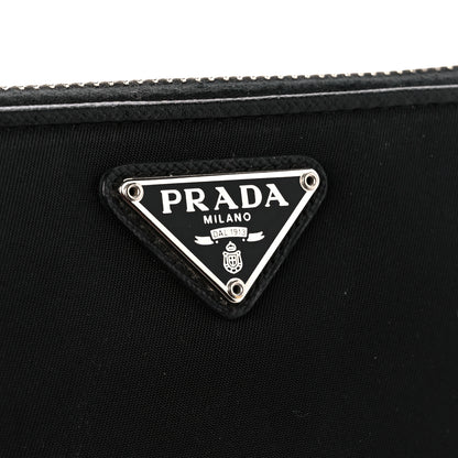 Prada Tessuto Nylon Zip Around Wallet Black 9 of 12