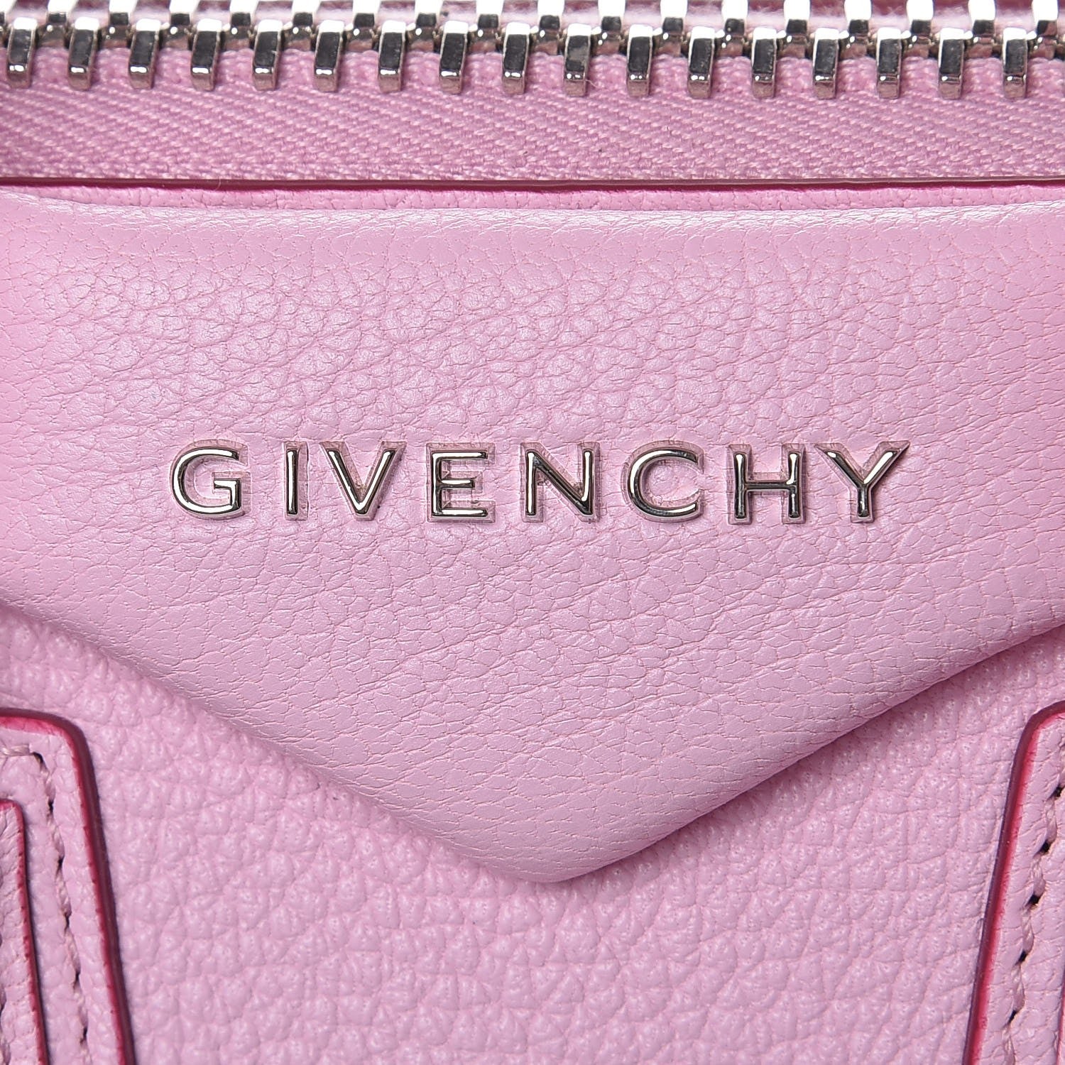 Givenchy Sugar Goatskin Mini Tri-Color Antigona Bright Pink White Fuchsia 6 of 10