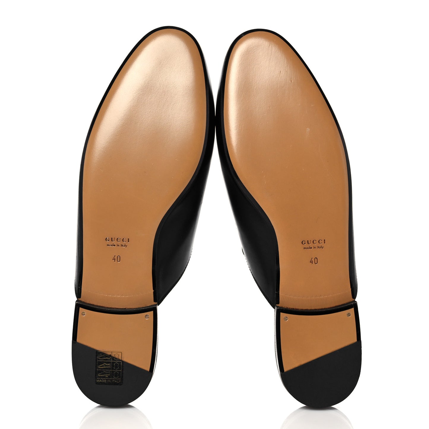 Calfskin Womens Princetown Slippers 40 Black