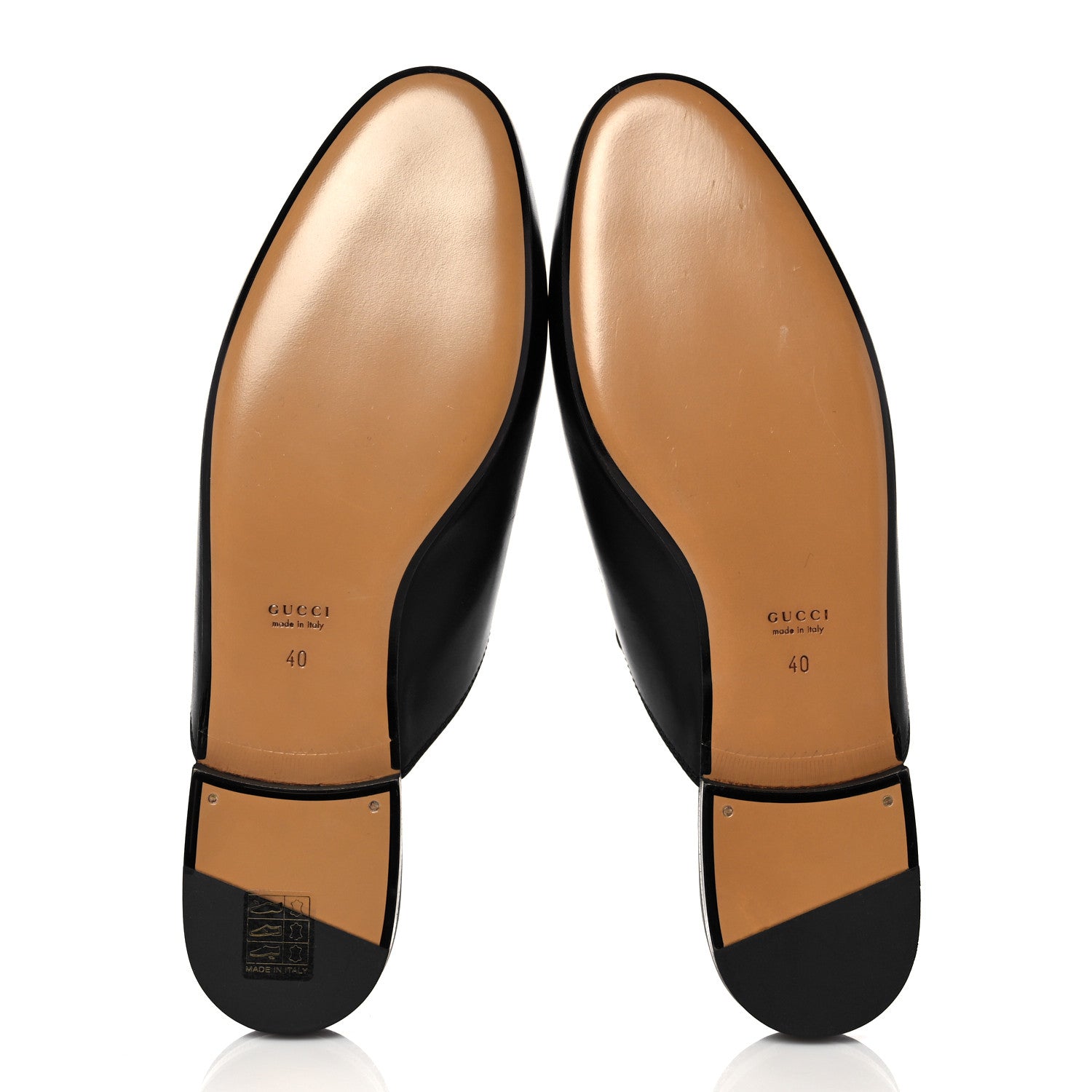 Gucci Calfskin Womens Princetown Slippers 40 Black 5 of 16