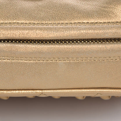 Chanel Metallic Lambskin Quilted Camera Case Gold 13 of 15