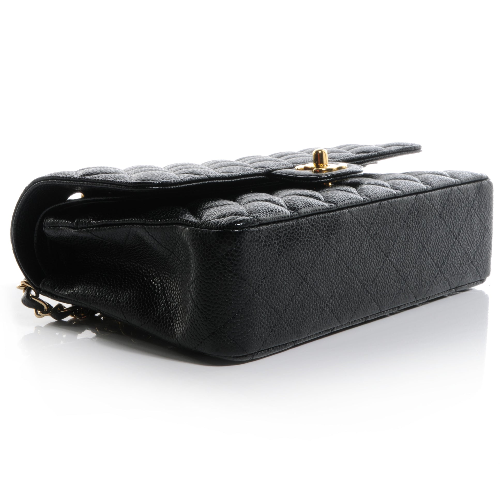 Chanel Caviar Quilted Medium Double Flap Black 4 of 8