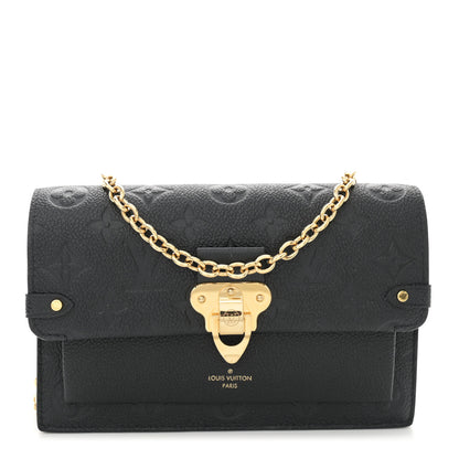 Louis Vuitton Empreinte Vavin Chain Wallet Black 1 of 9