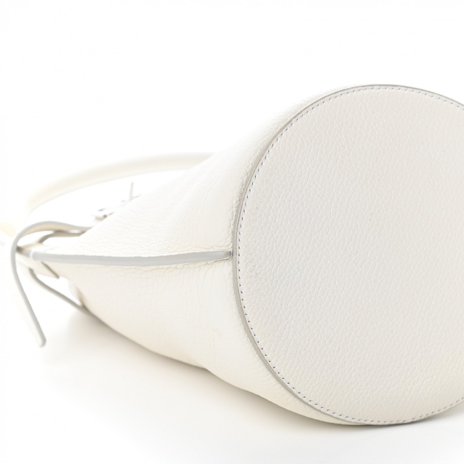 Celine Supple Grained Calfskin Nano Big Bag Bucket White 14 of 16
