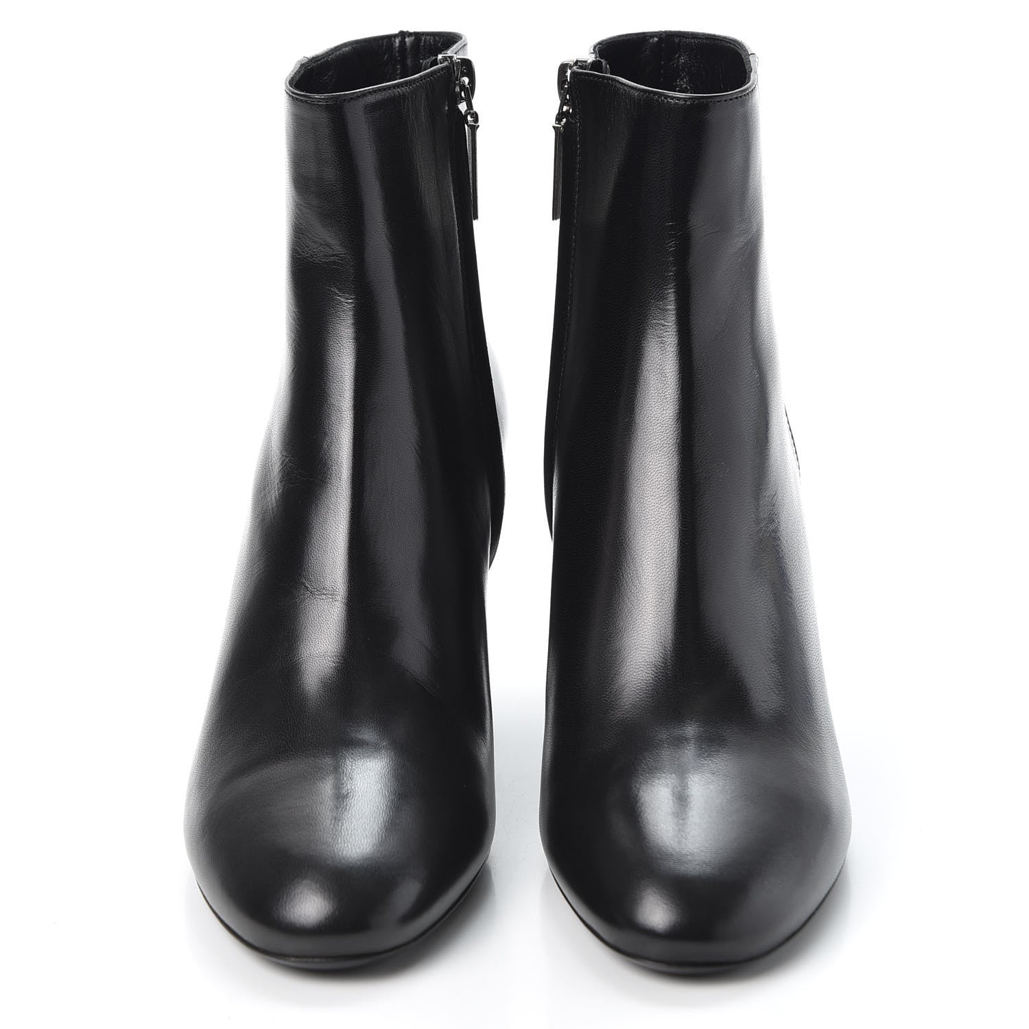 Saint Laurent Nappa Loulou Ankle Zip Boot 38 Black 3 of 11