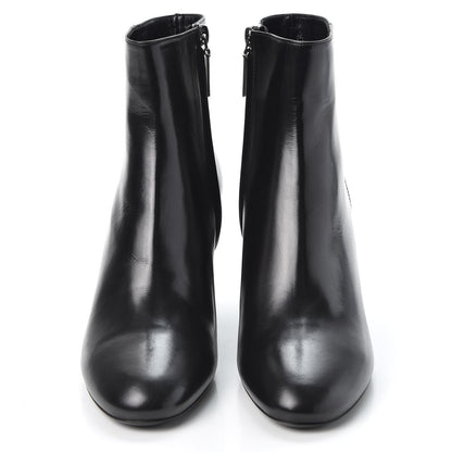 Saint Laurent Nappa Loulou Ankle Zip Boot 38 Black 3 of 11