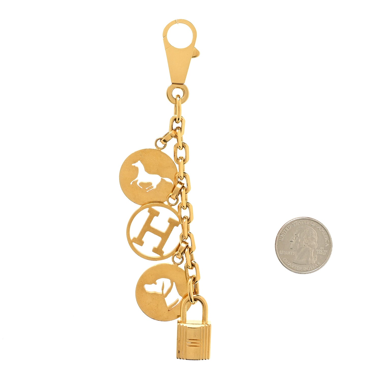 Hermes Breloque Bag Charm Gold 2 of 4