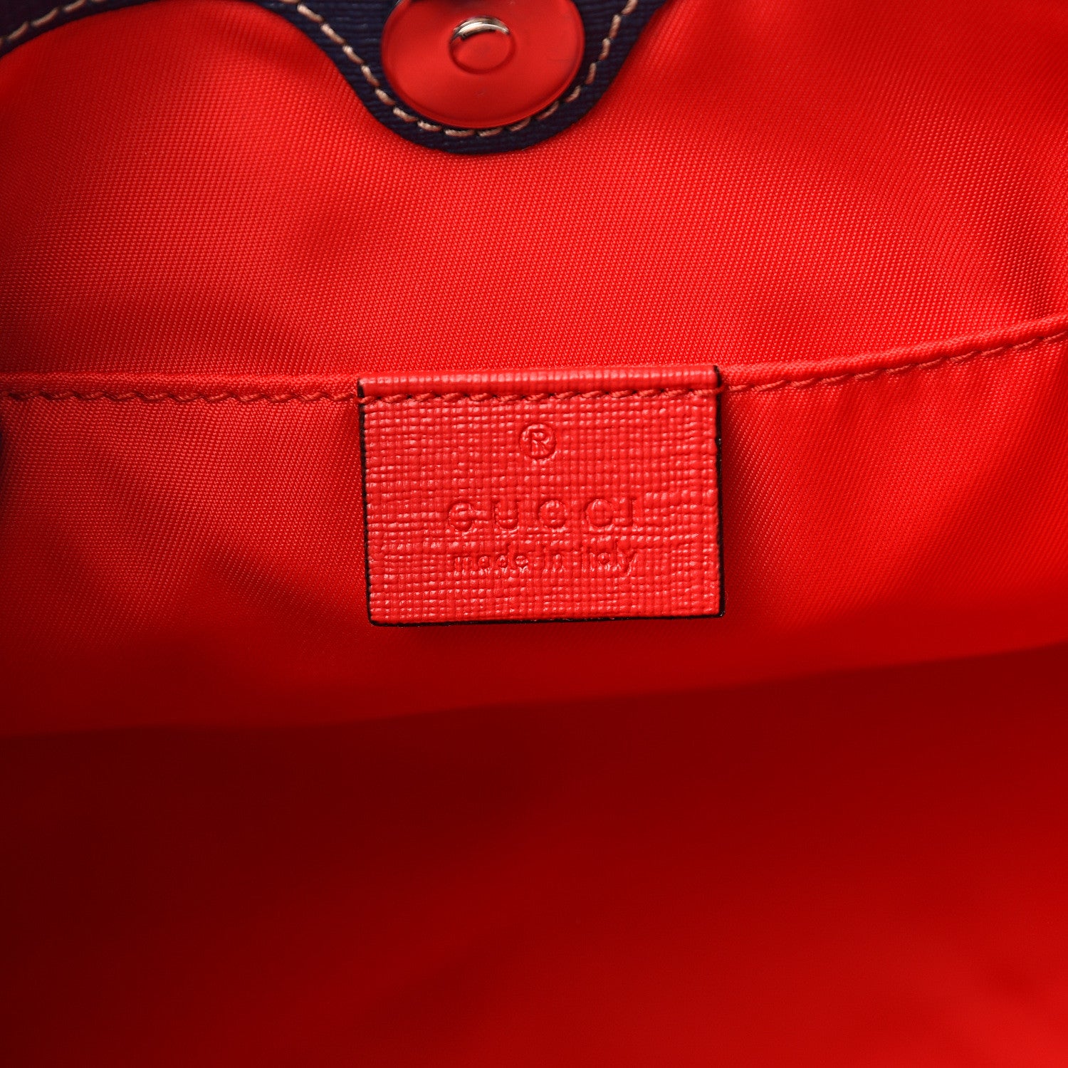 Gucci GG Supreme Monogram Childrens Crab Tote Navy 5 of 8