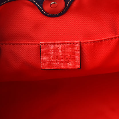 Gucci GG Supreme Monogram Childrens Crab Tote Navy 5 of 8