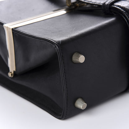 Alexander Wang Calfskin Crocodile Embossed Tai Dopp Kit Bag Black 6 of 16
