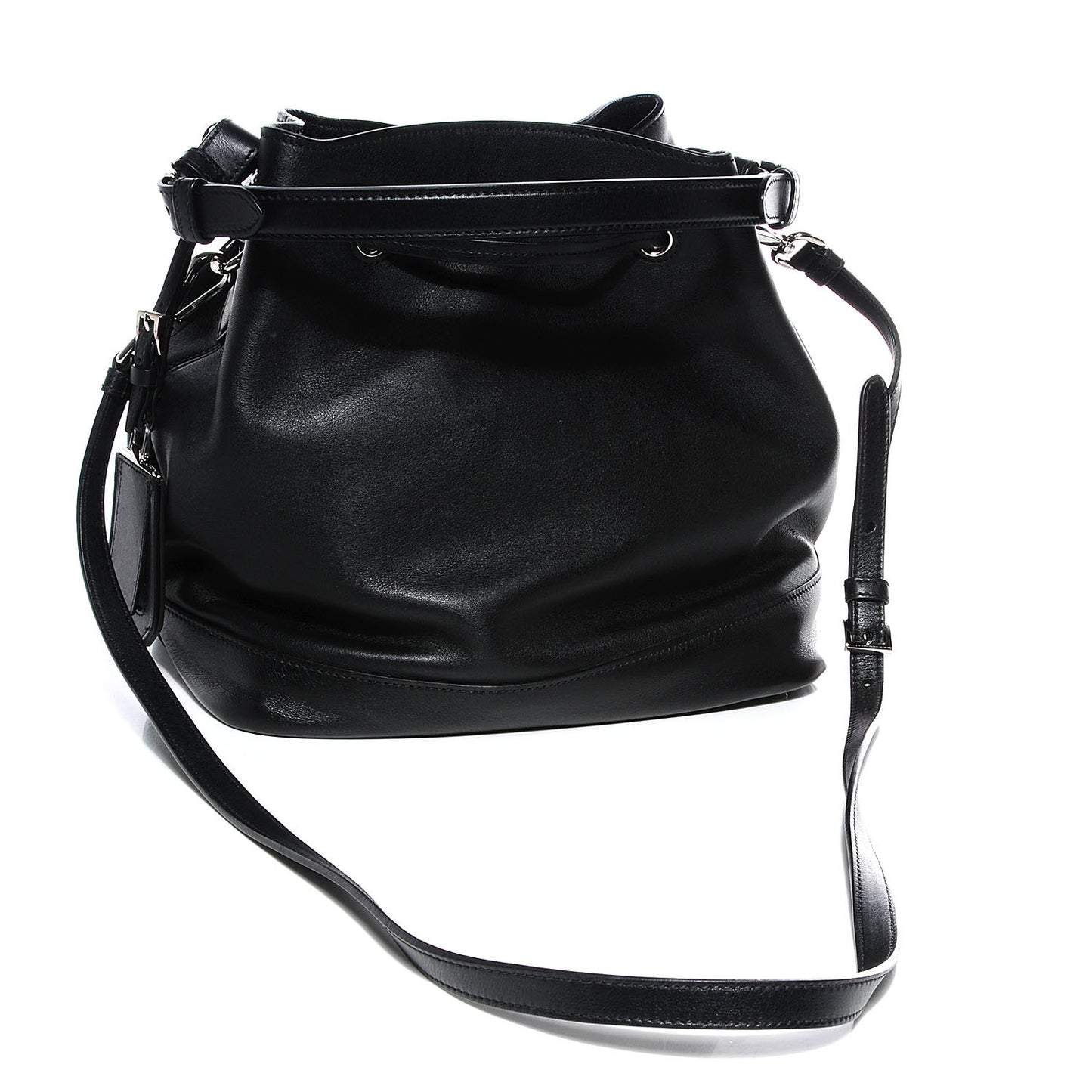 City Calf Bucket Bag Nero Black