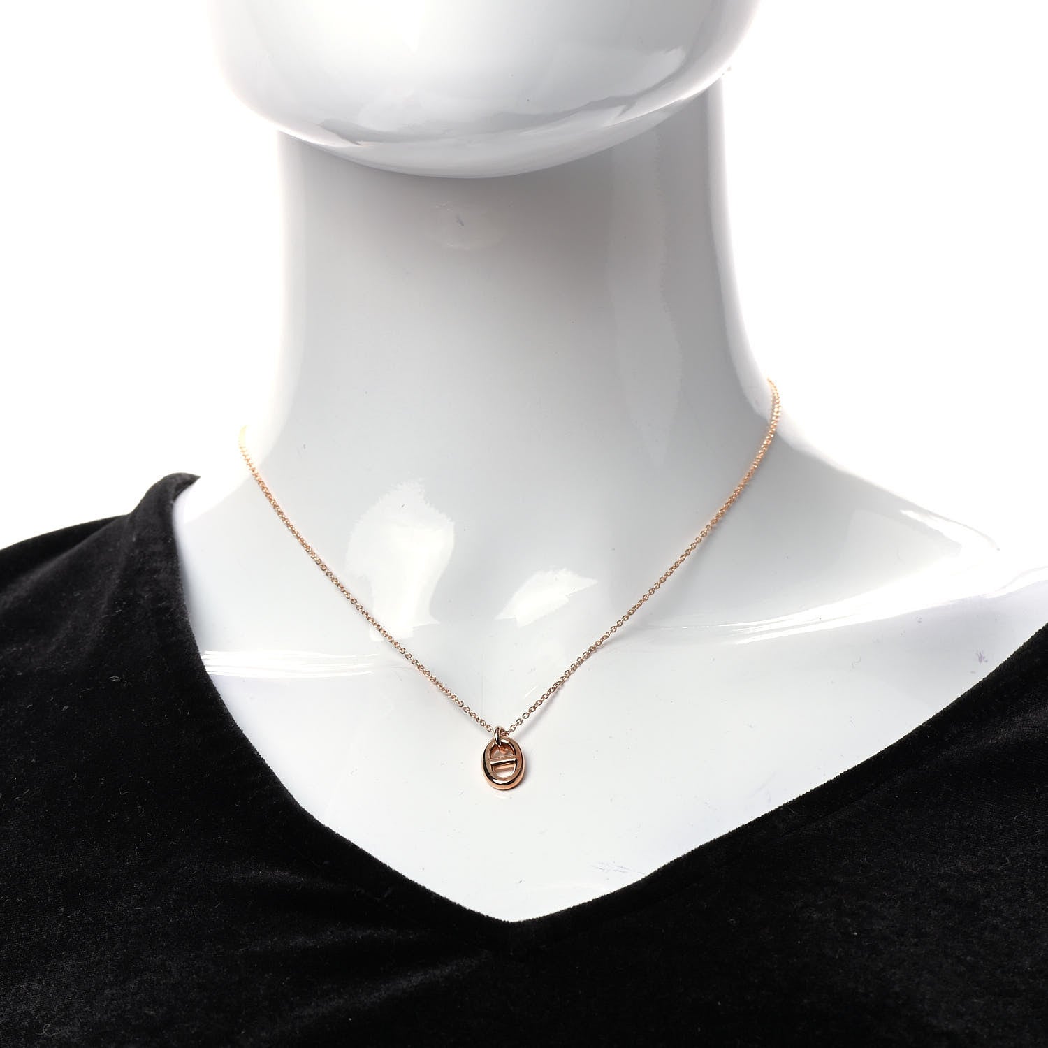 Hermes 18K Rose Gold PM Farandole Pendant Necklace 2 of 6