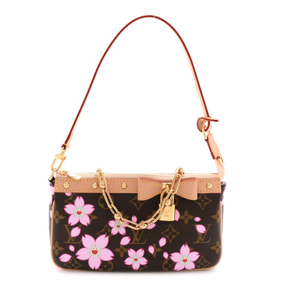 Louis Vuitton LV X TM Monogram Pochette Accessories Sakura Brown 1 of 10