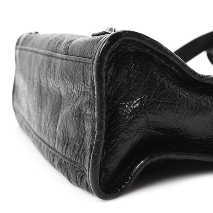 Balenciaga Agneau Classic Silver Hardware Mini City Black 10 of 10